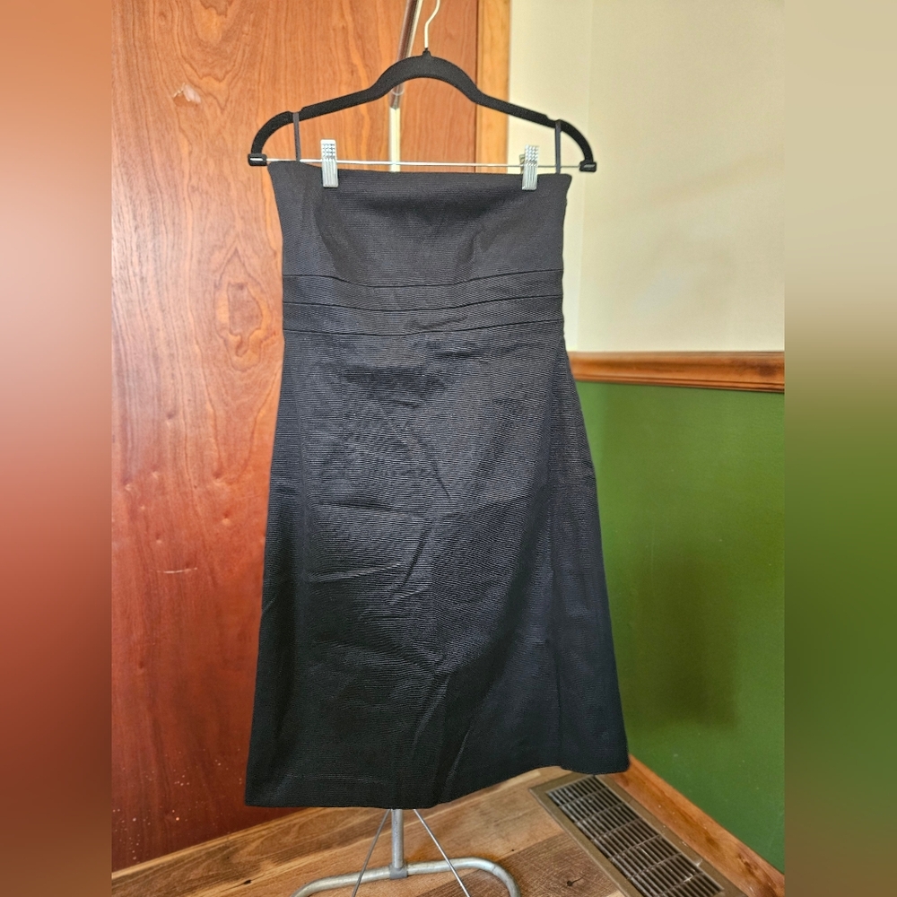 Banana Republic Black Strapless Dress